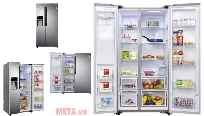 Tủ lạnh side by side Samsung Tủ lạnh side by side Samsung