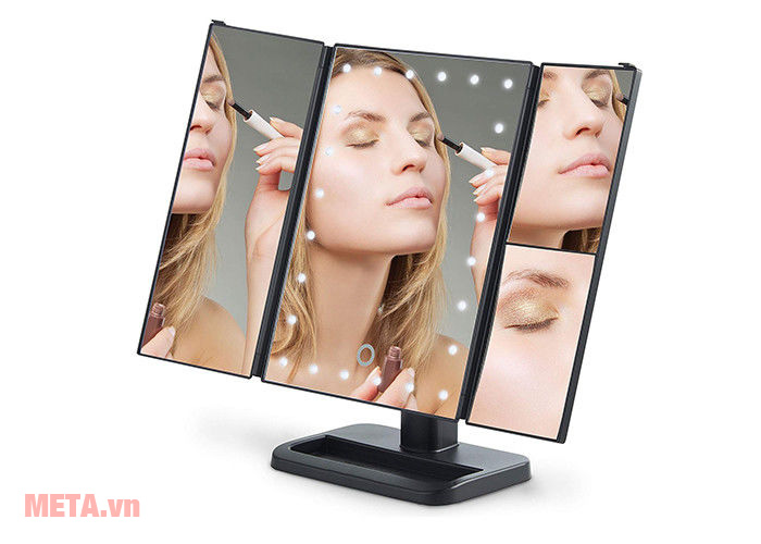 Top 5 gương trang điểm có đèn LED để bàn, gắn tường đẹp Top 5 gương trang điểm có đèn LED để bàn, gắn tường đẹp