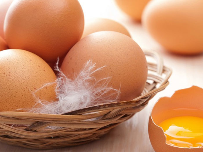 Trứng, ngũ cốc nguyên hạt bổ sung Collagen