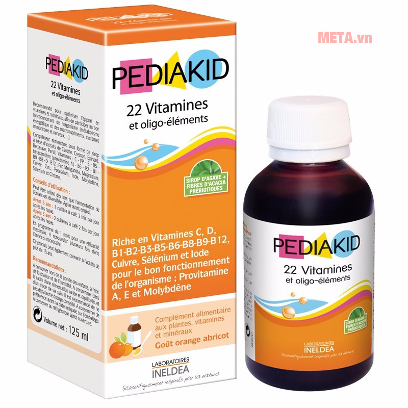 Pediakid 22 Vitamines Et Oligo Éléments - 22 vitamin và khoáng chất Pediakid 22 Vitamines Et Oligo Éléments - 22 vitamin và khoáng chất