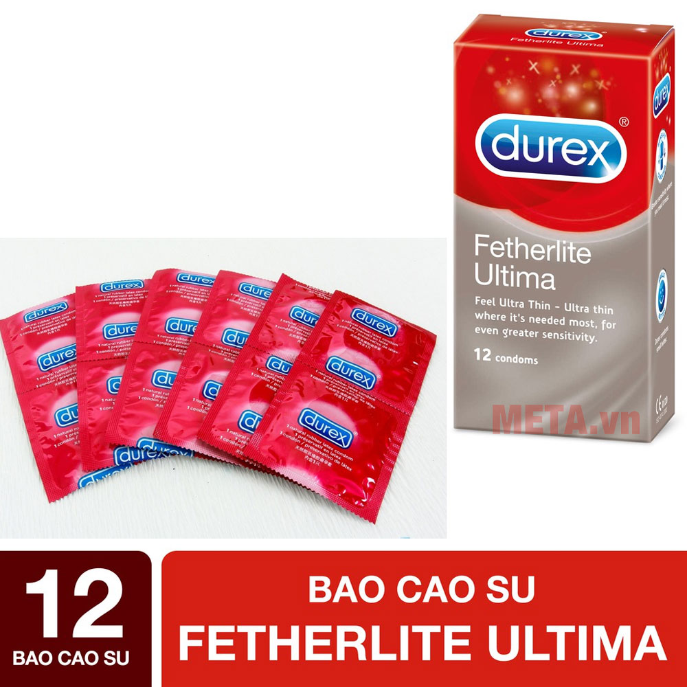 Durex Fetherlite Ultima đóng hộp 12 chiếc