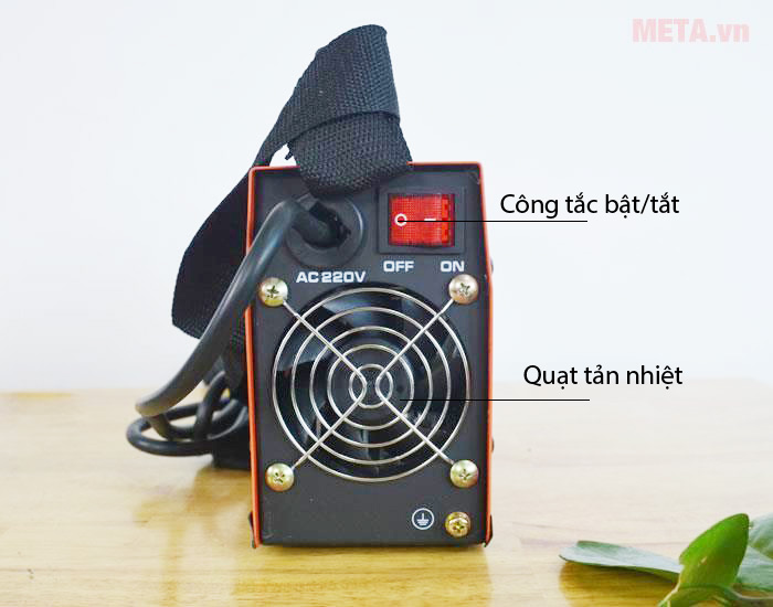 Mặt sau Máy hàn Btec