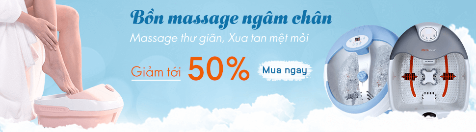 Khuyến mãi Bồn massage chân tại META