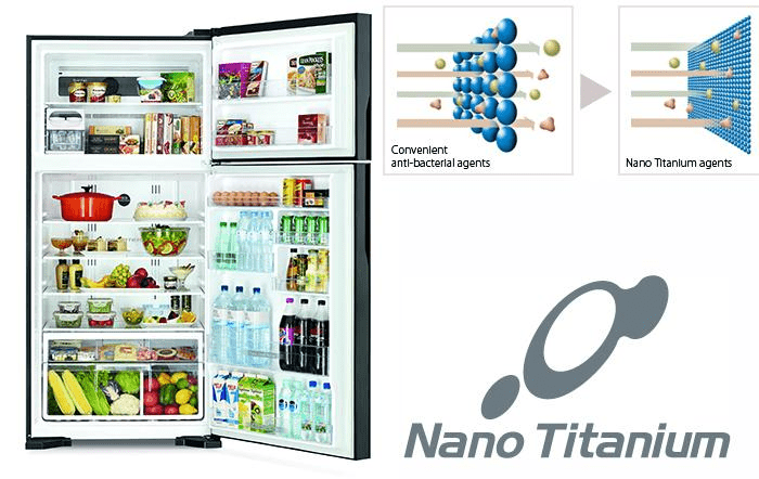 Công nghệ khử mùi tủ lạnh Nano Titanium Công nghệ khử mùi tủ lạnh Nano Titanium