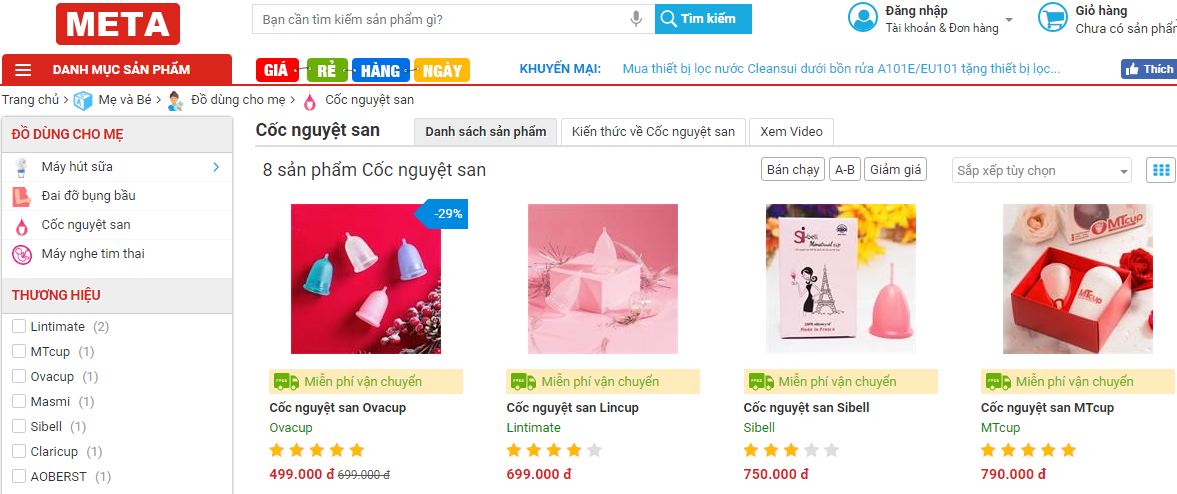 Cách phân biệt cốc nguyệt san thật & giả Cách phân biệt cốc nguyệt san thật & giả