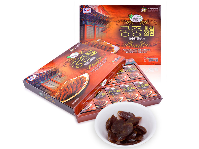 Hồng sâm lát tẩm mật ong Hồng sâm lát tẩm mật ong