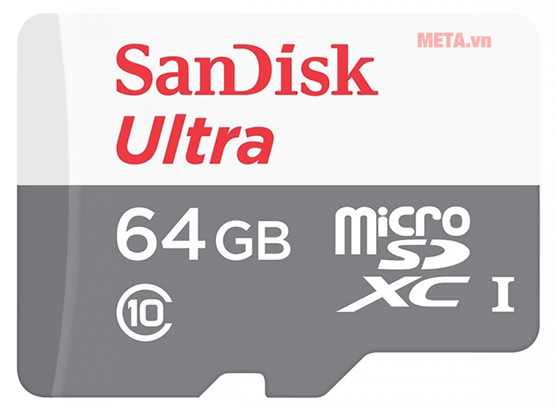 Thẻ nhớ 64GB micro SDXC SanDisk Ultra C10 80Mb/s (SDSQUNS-064G-GN3MN)