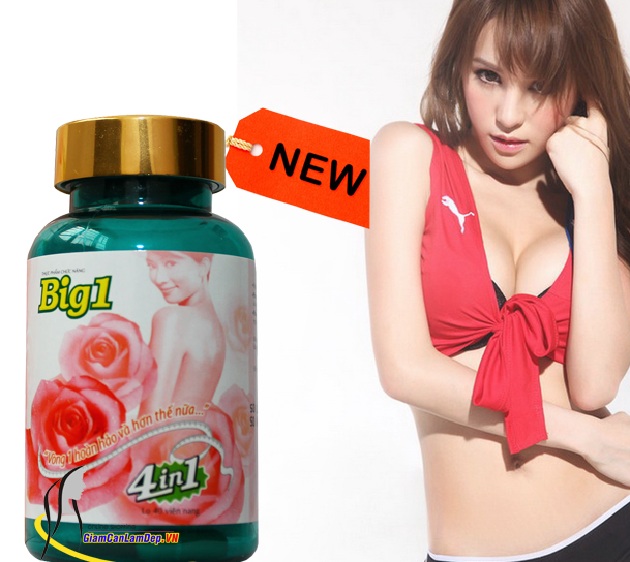 viên uống nở ngực big 1 chính hãng viên uống nở ngực