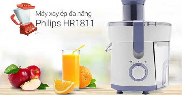 máy ép trái cây Philips HR1811
