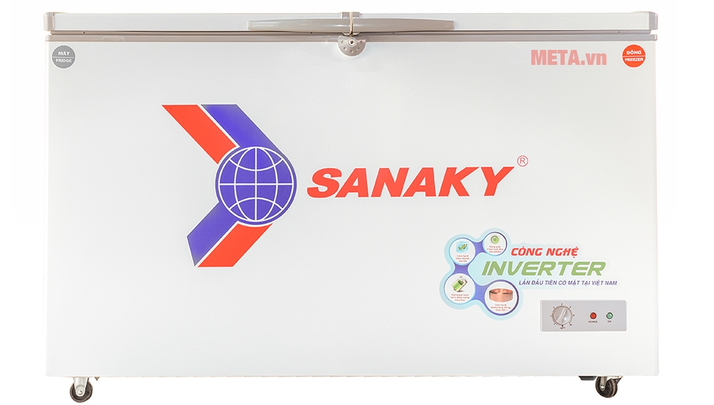 Tủ đông 2 ngăn 2 cánh Sanaky VH-4099W3 400 lít