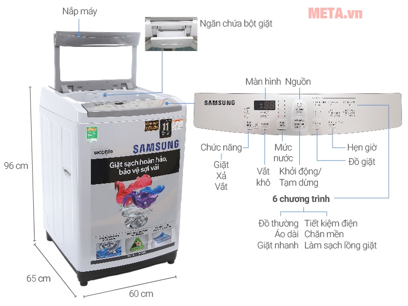 Máy giặt lồng đứng