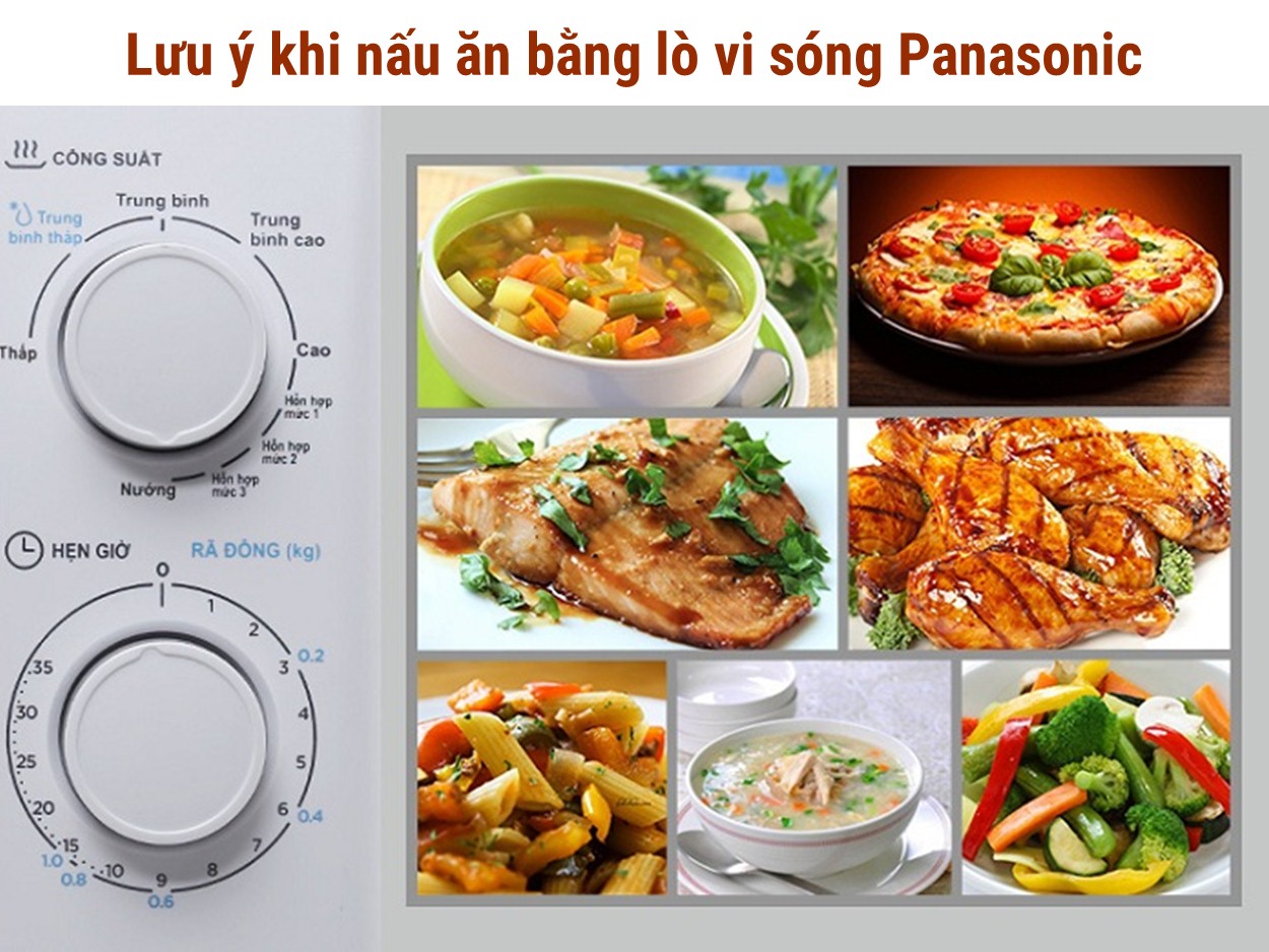 Nấu ăn với Lò vi sóng Panasonic