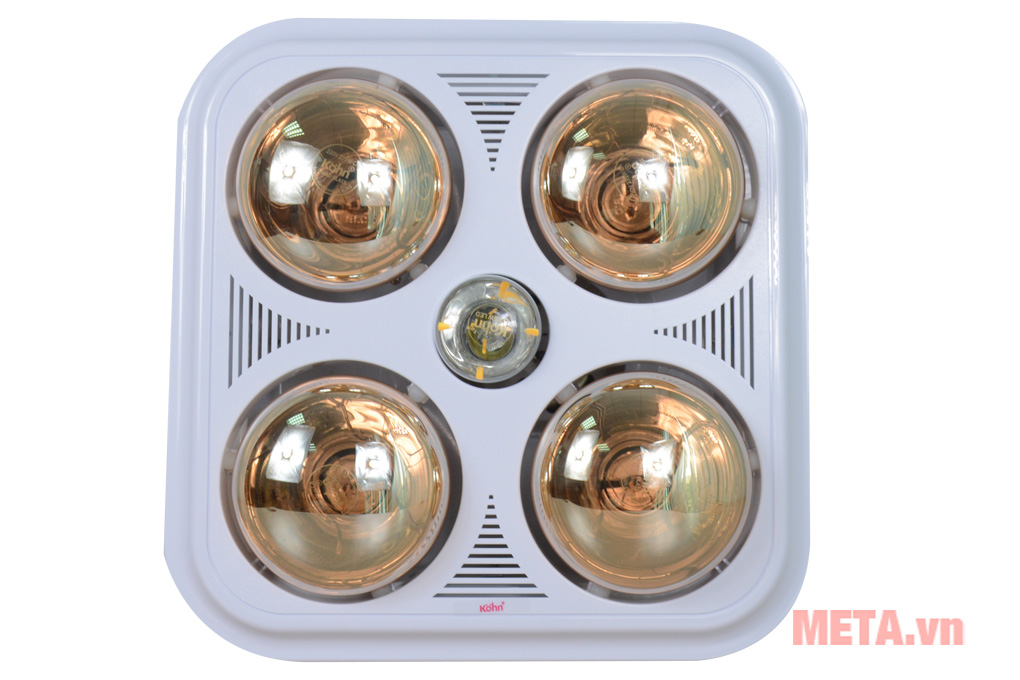 Đèn sưởi nhà tắm 4 bóng Braun Kohn BU04GR Đèn sưởi nhà tắm 4 bóng Braun Kohn BU04GR