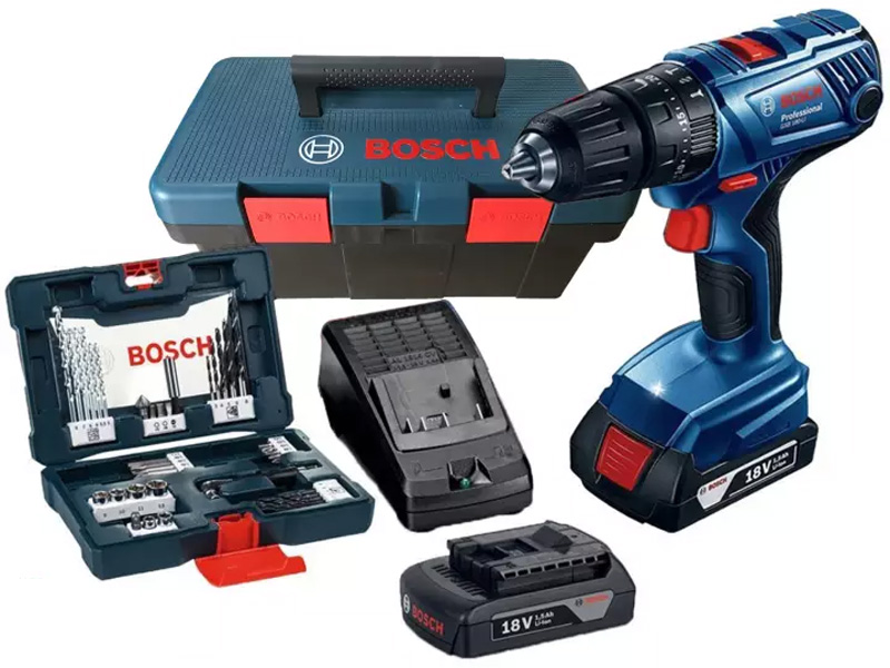 Máy khoan vặn vít dùng pin Bosch GSB 180-LI K2 Promo Máy khoan vặn vít dùng pin Bosch GSB 180-LI K2 Promo