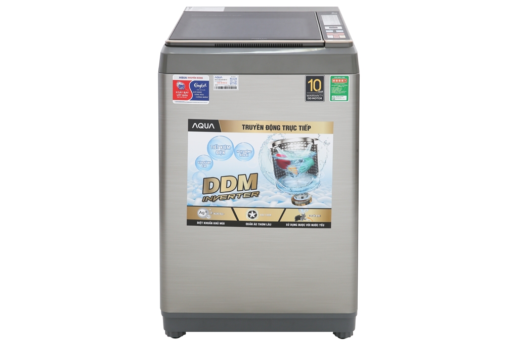 Máy giặt lồng đứng Aqua Inverter 9kg AQW-DK90CT