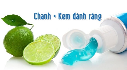 Cách trị hôi nách bằng kem đánh răng kết hợp với chanh