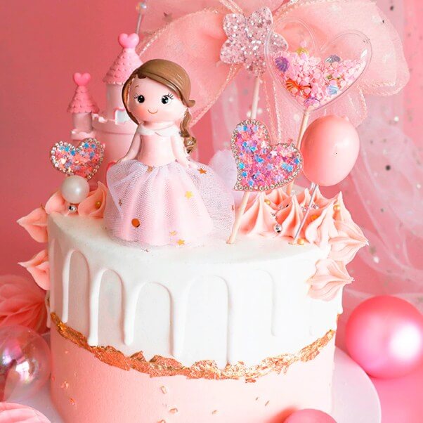 Bánh sinh nhật công chúa cho bé gái từ 2 đến 10 tuổi