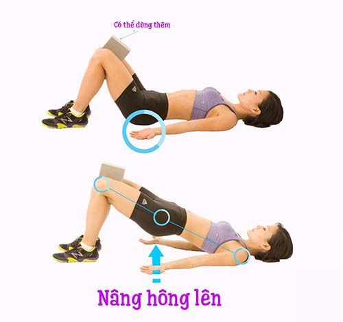 Bài tập nằm nâng mông