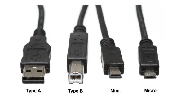 Cổng USB type A và type B