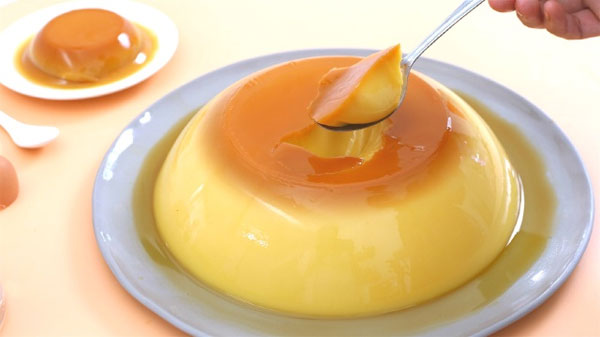 Cách làm pudding trứng gelatin
