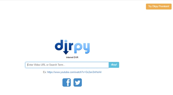 Truy cập vào website Dirpy.com