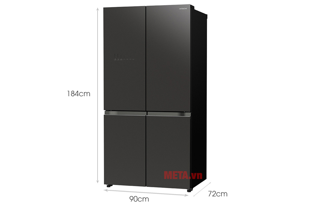 Kích thước tủ lạnh Hitachi Inverter 638 lít R-WB640VGV0 model 2020 Kích thước tủ lạnh Hitachi Inverter 638 lít R-WB640VGV0 model 2020