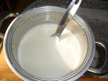 Sơ chế hỗn hợp sữa làm yaourt phô mai