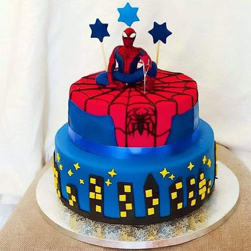 Bánh sinh nhật hình Siêu nhân Nhện