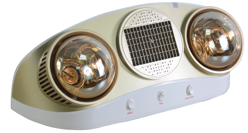 Đèn sưởi nhà tắm 2 bóng Kohn Braun KU02PG Đèn sưởi nhà tắm 2 bóng Kohn Braun KU02PG