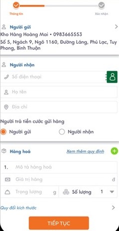 Cách theo dõi đơn hàng gửi xe Phương Trang qua ứng dụng điện thoại