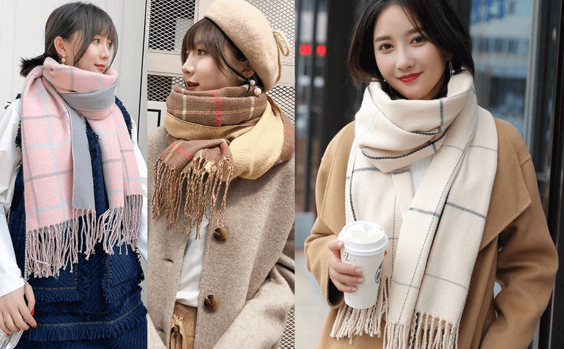 Cách quàng khăn, cách thắt khăn quàng cổ đẹp phong cách Hàn Quốc