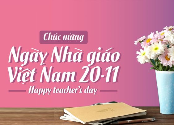 Thiệp điện tử chúc mừng ngày Nhà giáo Việt Nam