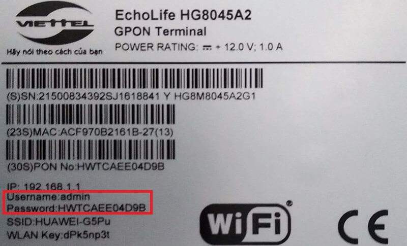 Cách đổi mật khẩu wifi Viettel trên máy tính