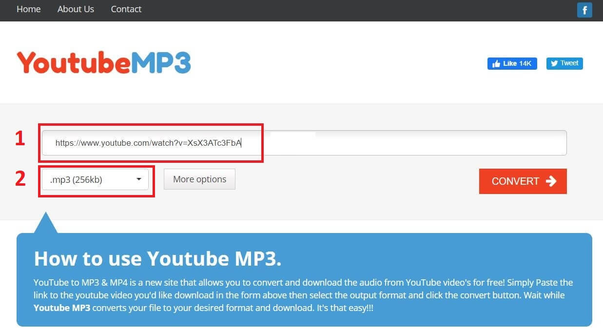 Cách cắt nhạc online từ video trên YouTube với YouTubeMP3