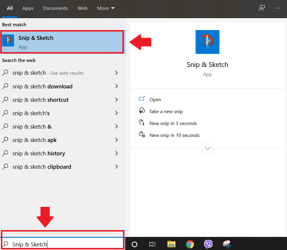 Cách chụp màn hình máy tính trong Windows 10 với Snip & Sketch