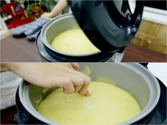 Cách làm bánh bông lan bằng nồi cơm điện