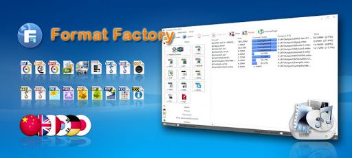 Phần mềm chuyển file sang MP4 Format Factory