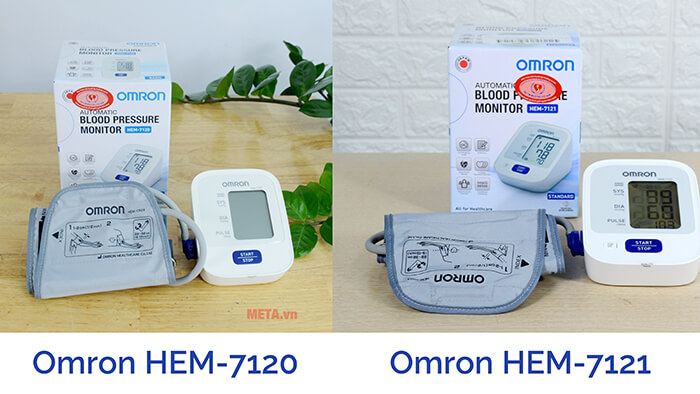 [So sánh] Máy đo huyết áp Omron HEM-7120 và HEM-7121, nên mua loại nào? - https://getall.vn | Get All