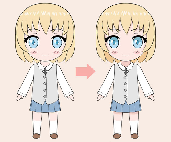 Cách vẽ anime chibi cute đơn giản