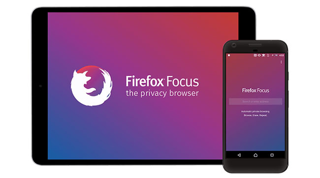 Phần mềm chặn quảng cáo Firefox Focus