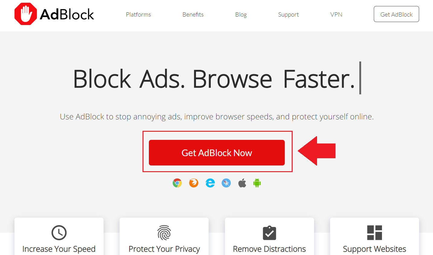Sử dụng tiện ích mở rộng AdBlock để chặn quảng cáo Chrome trên máy tính
