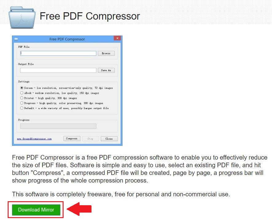 Cách giảm kích thước tệp PDF bằng phần mềm Free PDF Compressor