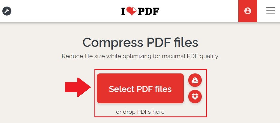 Cách giảm kích thước tệp PDF trực tuyến với iLovePDF