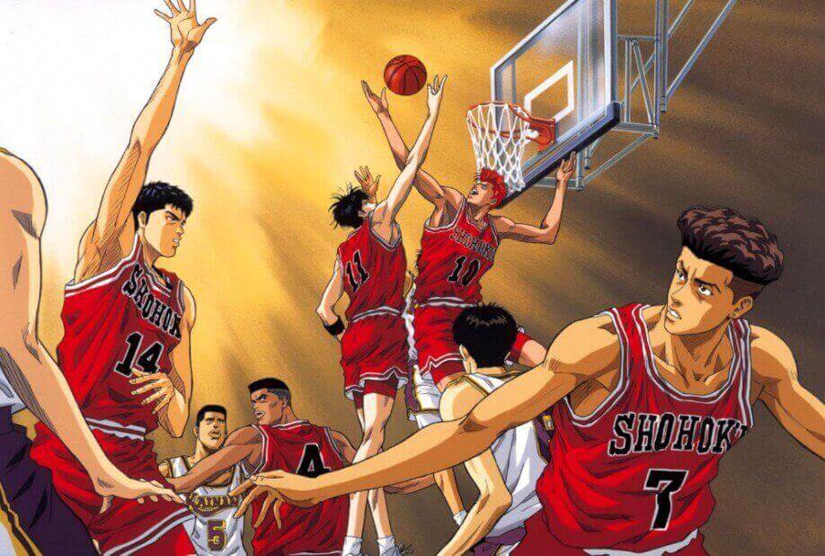 Hình nền anime boy ngầu dành cho fan của bộ truyện đề tài bóng rổ nổi tiếng Slam Dunk