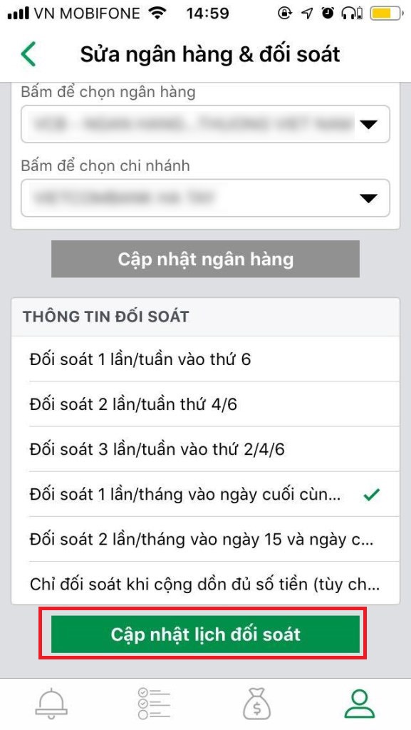 Cách đối soát và nhận tiền COD trên app GHTK