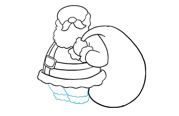 Cách vẽ ông già Noel 