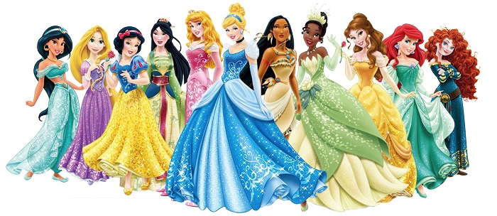 Tên gọi và hình ảnh của các nàng công chúa Disney