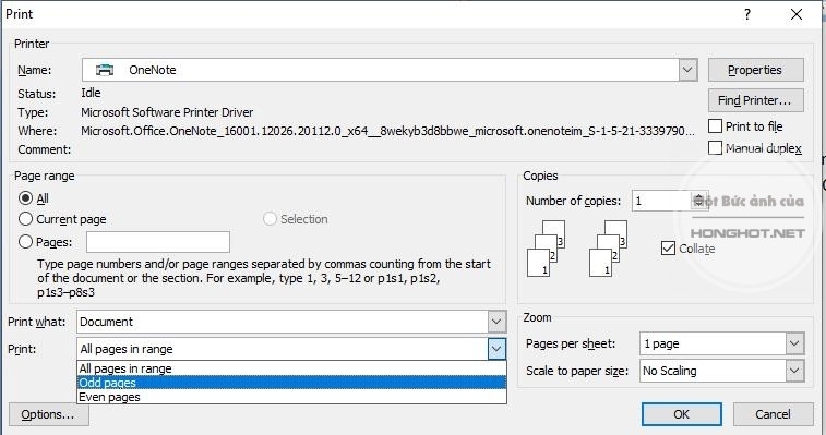 Cách In Trang Chẵn Lẻ Trong Excel Cách In Trang Chẵn Lẻ Trong Excel