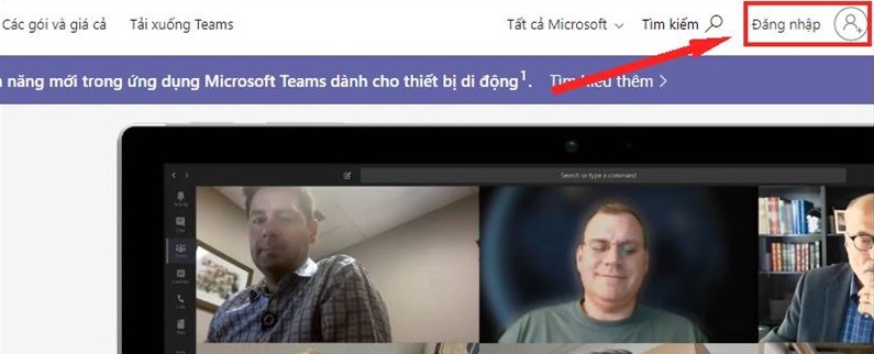 Cách đăng ký tài khoản Microsoft Teams trên máy tính