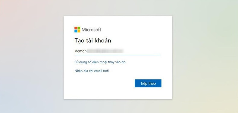 Cách đăng ký Microsoft Teams bằng email
